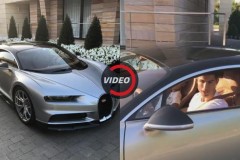 Cristiano Ronaldo cầm lái siêu phẩm Bugatti Chiron mới tậu