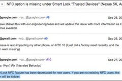 Google âm thầm gỡ bỏ tính năng NFC Smart Unlock trên thiết bị Android