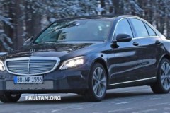 Mercedes C-Class facelift 2018 trên đường chạy thử