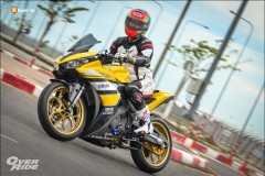 Yamaha R3 độ táo bạo nổi bật với bộ cánh sắc vàng tươi tắn