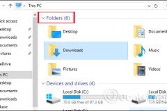 Cách ẩn 6 thư mục trong This PC trên Windows 10