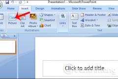 Cách chèn chữ vào hình ảnh trong PowerPoint