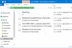 Cách tìm tập tin dung lượng lớn trên Windows 10