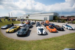 Choáng ngợp với ''cuộc họp'' của 19 siêu xe Koenigsegg hàng hiếm