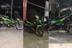 Exciter 150 độ ấn tượng với phong cách chú rùa ' AGV'