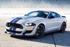 Ford Mustang Shelby GT500 2019 ''hung dữ'' trong bản dựng xem trước