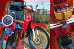 Honda Dream EX5 Fi độ cực ngầu đọ dáng cùng cánh đồng lúa