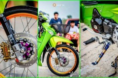 Honda Wave 125i độ kiểng đẹp lạ kì của biker Thailand