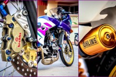 Kawasaki Kips 150 độ đơn giản tạo điểm nhấn của biker nước bạn