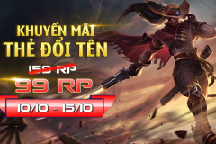 Khuyến mãi Thẻ Đổi Tên cổ vũ đội tuyển GIGABYTE Marines từ 10-15/10