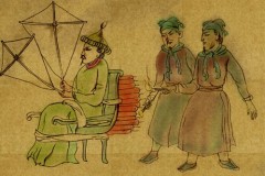Người cổ đại đã từng bay vào vũ trụ bằng… ghế bành và pháo thăng thiên?