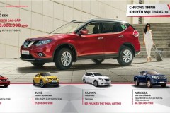 Nissan tặng 50 triệu đồng cho khách hàng mua X-Trail trong tháng 10/2017