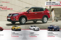 Nissan tặng quà “khủng” cho khách hàng mua xe tháng 10