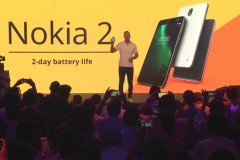 Nokia 2 trình làng: Android 7.1.1, pin 2 ngày, giá 2.1 triệu cùng ba tùy chọn màu sắc