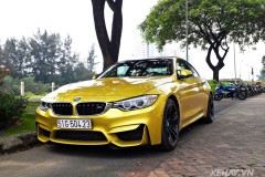 Sài Gòn: Bắt gặp BMW M4 Coupe ngoại thất vàng rực xuống phố