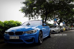 Sài Gòn: "Tóm gọn" BMW M3 màu xanh Yas Marina Blue độc đáo trên phố