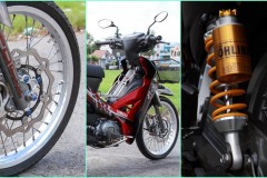 Sirius 110 độ nhẹ nhàng với nhiều đồ chơi kiểng của biker Bình Phước