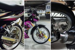 Suzuki Raider 150 độ kiểng cực ngầu của biker Sài Gòn