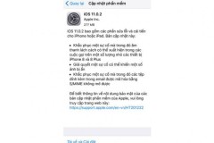 Đã có iOS 11.0.2 sửa nhiều lỗi, mời bạn tải về