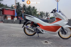 Honda PCX độ ấn tượng với dàn chân Titan bên nước bạn