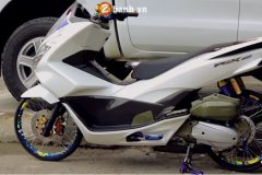 Honda PCX độ khiến người xem há mồm với dàn đồ chơi châu âu của xứ 'chùa vàng'