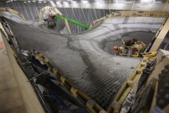 Mái vòm bê tông uốn cong siêu mỏng xây dựng từ phương pháp in 3D