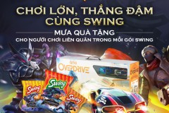 Top player Liên Quân Mobile say sưa cào code quà tặng ở hàng trăm gói snack Swing kiếm quà ingame