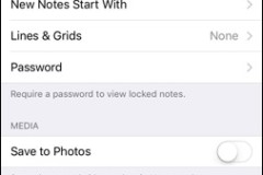 Truy cập ứng dụng Notes trực tiếp từ màn hình khóa trên iOS 11