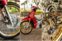 Wave 110i độ kiểng tạo ấn tượng với đôi chân mỏng manh của biker Thailand