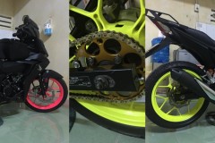 Winner 150 độ phá cách với dàn mâm 2 màu tách biệt