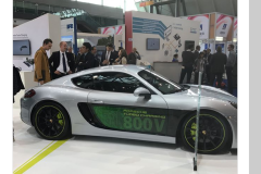 Xe điện Porsche Cayman Electric Concept trình diễn hệ thống sạc Turbo Charging mới