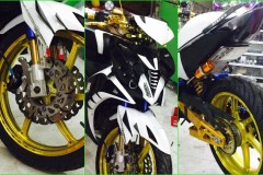 Yamaha Sirius độ đôi chân đầy cơ bắp ' KHỦNG ' nhất Vịnh Bắc Bộ