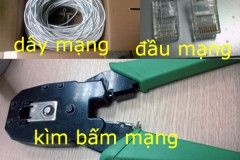Hướng dẫn bấm dây mạng nhanh và chuẩn