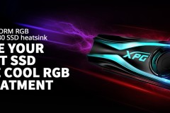 ADATA XPG Storm - bộ tản nhiệt dành riêng cho SSD M.2 với heatsink, quạt và đèn LED RGB