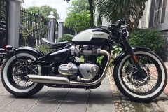 Ảnh chi tiết Triumph Bobber với diện mạo cổ điển của biker Sài Gòn