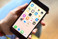 Cách ẩn khung nền của thanh dock trên iPhone sử dụng phiên bản iOS 11