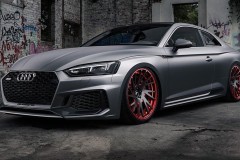 Audi RS5 Matte Grey độ siêu bắt mắt và ấn tượng với vành xe đỏ rực