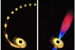 Chộp được hình ảnh hố đen vũ trụ "nghẹn" khi nuốt một ngôi sao