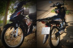 Exciter 135 độ gây ấn tượng với phong cách Malay của biker Đồng Nai