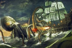 Hóa thạch nghi là bằng chứng về thủy quái Kraken ăn thịt cá voi, nhấn chìm tàu biển trong truyền thuyết
