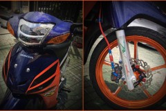 Honda Wave độ sang chảnh với đồ hiệu trong phong cách Repsol