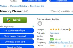 Hướng dẫn cài đặt và sử dụng Memory Cleaner trên máy tính