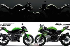 Kawasaki Ninja 125 vs Z125 2018 bất ngờ lộ diện tại EICMA sắp có giá bán