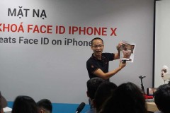 Trình diễn khả năng qua mặt Face ID bằng chiếc mặt nạ của Bkav