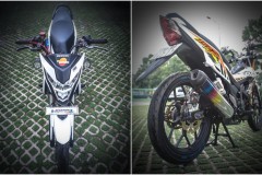Sonic 150 độ chất ngất ngây với loạt đồ chơi của biker Tây Ninh