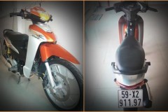 Honda Wave Alpha độ ẩn thân hoàn hảo trong phong cách Wave X