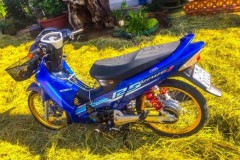 Ngắm nhìn Wave 125i độ khoe dáng bên ''núi rơm'' quê nhà