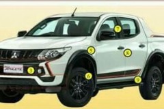 Xe bán tải Mitsubishi Triton Athlete bị rò rỉ trước ngày ra mắt