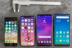 Viền cạnh màn hình iPhone X mỏng đến mức nào so với những smartphone khác?