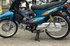 Wave 110 độ tươi xanh đầy cứng cáp với dàn đồ chơi kiểng của Biker Sài Gòn